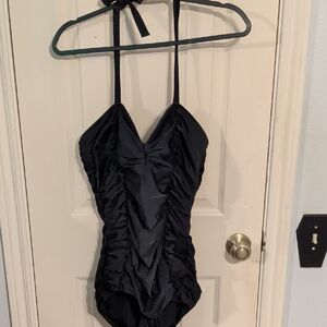 Beach Base! Ruched One-Piece Swimsuit